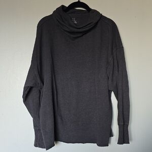 Aerie Womens Dark Gray Turtleneck Sweater